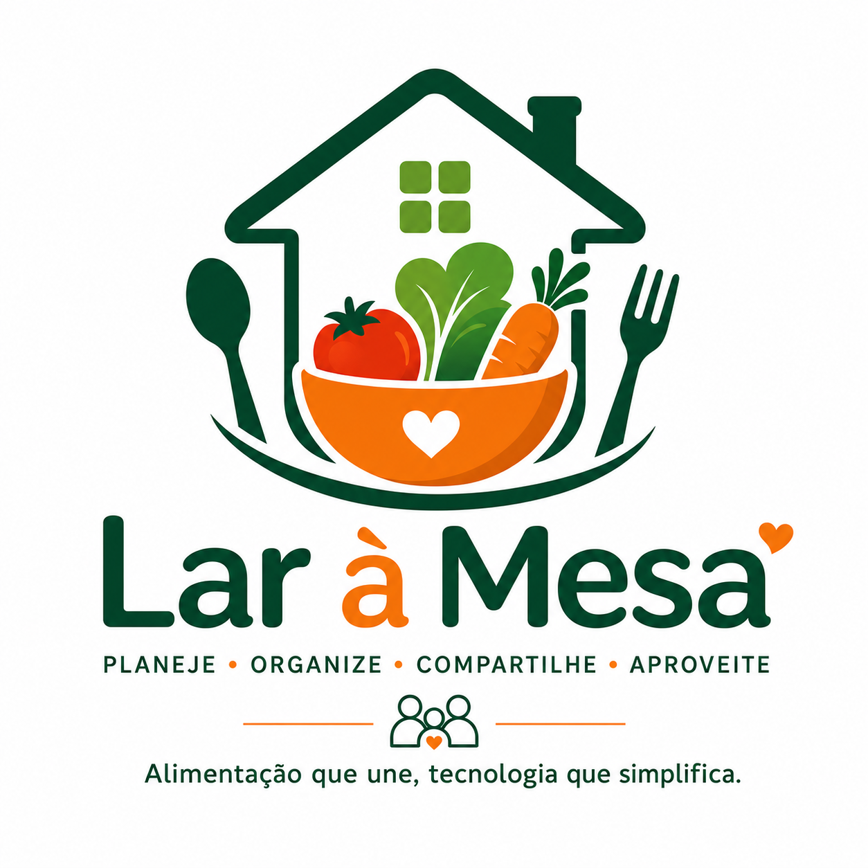 Lar à Mesa — Planeje, organize, compartilhe e aproveite. Alimentação que une, tecnologia que simplifica.
